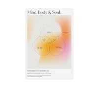 NDGSA Gradual Transformation of Body, Mind, Soul, And Spirit. Canvas Poster Wall Art Decor Print Picture Paintings for Living Room Bedroom Decoration 20x30inch(50x75cm)