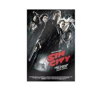 NDGSA Sin City Movie Poster Canvas Poster Wall Art Decor Print Picture Paintings for Living Room Bedroom Decoration 20x30inch(50x75cm)