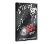 NDGSA Sin City Movie Poster Canvas Poster Wall Art Decor Print Picture Paintings for Living Room Bedroom Decoration 12x18inch(30x45cm)