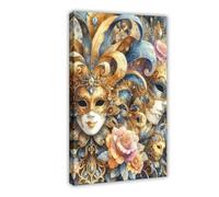 NDGSA Venice Carnival Mask Party (8)(1) Canvas Poster Bedroom Decor Landscape Office Room Decor Gift 16x24inch(40x60cm)