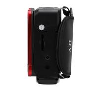 NDI PTZ Camera Video Camera with 2.4 Inch Color Screen Fill Light 16MP 1080P 16X Digital Zoom Shake Video Recording - Camcorders (Red)