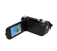 NDI PTZ Camera Video Camera with 2.4 Inch Color Screen Fill Light 16MP 1080P 16X Digital Zoom Shake Video Recording - Camcorders (Black)