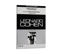 NDIEHA LEONARD COHEN I'M YOUR MAN Classic Movie Poster Canvas Art Prints Wall Decor Aesthetic 24x36inch(60x90cm)