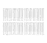 NDiyueAa 100 Pcs Steel Z Push Rods High Hardness Strong Toughness RC Airplane Pushrods Silver 200mm 200MM for KT Fixed Wing Aircraft Model Remote Control Aircraft