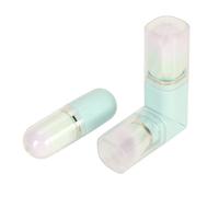 NDiyueAa 360 Degree Rotating Handle Makeup Brushes Set, for Portable Double Head Retractable Powder Brush, Soft Synthetic Bristles, Blue Capsule Design, Thickened Die Casting, Idea