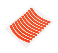 NDiyueAa For Kids, High Visibility Reflective Tape, 200m Visible Distance, Fluorescent Daytime and Multicolor Night Reflection, Adhesive Film for Strong Hold (Orange Red)