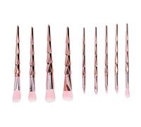 NDiyueAa Makeup Brush Set for Professional Application, Soft Synthetic Bristles, Ergonomic Handle, Travel Friendly, Multiple Brush Heads for Eyeshadow Blending and Foundation