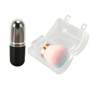 NDiyueAa Makeup Brush Set with Ergonomic Handle, Thickened Die Cast for Durability, Fluffy Powder Brush for Blush, Manicure Application, Synthetic Fiber Bristles