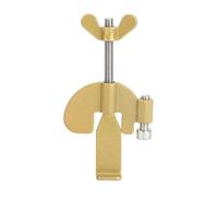 NDiyueAa Portable Door Lock for Travel Home Security, Stainless Steel Additional Lock, Easy Install No Tools, Lightweight Compact Design for Apartments Hotels Bathrooms (Gold)