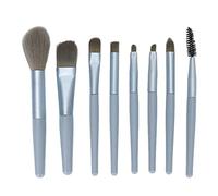 NDiyueAa Powder Brush Set for Makeup, Fluffy Kabuki Brush with Slender Fiber Bristles, Soft Contour Blending, High Efficiency Dipping Powder, 8 Pcs Kit for Professional and