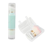 NDiyueAa Rotating Makeup Brush Set, 360 Degree Swivel Handle, for Flower Shape Powder Blush, Retractable Portable Brushes with Synthetic Fiber Bristles