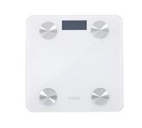 NDiyueAa Smart Weight Scale for Mobile Sync, BMI Measurement, Health Index Tracking, Social Media Sharing, High Precision Body Composition Analysis (White)