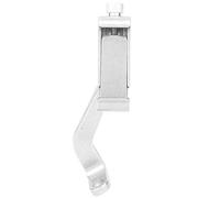 NDiyueAa Universal Aluminium Alloy Rearview Mirror Mobile Phone Support Charging Bracket 360 Degree Rotation Navigation Stand for Motorbike Bike (Silver)