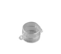 NDJQY 16/19/22mm Emergency Stop Button Protective Cover Waterproof And Dustproof Prevent Wrong With Keyhole Design(Transparency Shield,16mm)