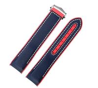 NDJQY Nylon Watch Strap for Omega Seahorse 215.32 OCEAN Universe Super 600 America Cup Limited Edition Canvas Waterproof Watchband 22mm 20mm(J,20mm)