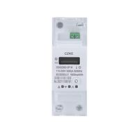 NDJQY Single Phase 220V 50/60Hz 65A Din Rail WIFI Smart Energy Meter Timer Monitor KWh Meter Wattmeter(DDS226D 2P WIFI 65A)
