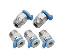 NDKSZHEQ 5/10/15pcs 3D Printer Parts V6 Pneumatic Quick Connector Fitting PC4 01 M10 Compatible With PTFE Tube Extruder J-head(10pcs)