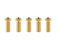 NDKSZHEQ 5PCS SR Extruder Nozzle Super Racer 3D Printer Part 0.4mm Brass/Stainless/Hardened Steel 1.75mm(Brass)