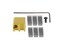 NDKSZHEQ Compatible With P1S X1 Series Nozzle Silicone Wiper Nozzles Brush Hotbed Mounted Scrubbers For Cleaning Tool 3D Printer(Kit A,1 set)