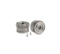 NDKSZHEQ CR K1C Extruder K1 Gear All Metal Filament Drive Gear Compatible With K1 Max Extruder Nickel Plated DLC Coating High Hardness Wear(Silver Drive gear)
