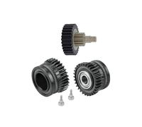 NDKSZHEQ CR K1C Extruder K1 Gear All Metal Filament Drive Gear Compatible With K1 Max Extruder Nickel Plated DLC Coating High Hardness Wear(Fully gear set A)