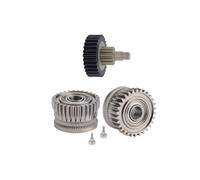 NDKSZHEQ CR K1C Extruder K1 Gear All Metal Filament Drive Gear Compatible With K1 Max Extruder Nickel Plated DLC Coating High Hardness Wear(Fully gear set B)