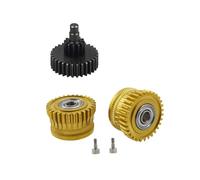 NDKSZHEQ CR K1C Extruder K1 Gear All Metal Filament Drive Gear Compatible With K1 Max Extruder Nickel Plated DLC Coating High Hardness Wear(Upgrade Gear C)