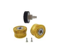 NDKSZHEQ CR K1C Extruder K1 Gear All Metal Filament Drive Gear Compatible With K1 Max Extruder Nickel Plated DLC Coating High Hardness Wear(Fully gear set C)