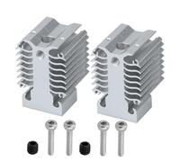 NDKSZHEQ Heat Sink Compatible With Ender 3 V3 Se Ceramic Heating Block Ender 3 V3 Se Accessories Ender 3 V3 KE Radiator3d Printer Parts(2pcs)