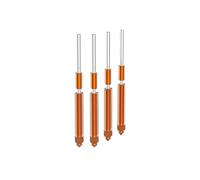 NDKSZHEQ K2 Plus/Hi Nozzles 0.4mm 0.6mm 0.8mm 4PCS Quick-Swap Nozzles Kit Titanium Alloy Heat Break High Flow Nozzle