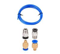 NDKSZHEQ PTFE Tubing for 1.75mm Filament With PC4-M6 Fittings PC4-M10 Pneumatic Compatible With Ender 3/ Pro Ender 5/Pro CR-10/10S(Set 1)