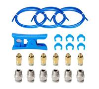 NDKSZHEQ PTFE Tubing for 1.75mm Filament With PC4-M6 Fittings PC4-M10 Pneumatic Compatible With Ender 3/ Pro Ender 5/Pro CR-10/10S(Set 4)