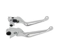 NDKSZHEQ Tiantian - Store Motorcycle Clutch Levers Chrome Black Compatible with Harley Touring Road King Sportster XL 883 1200 Softail Fat Boy Dyna Low Rider(Chrome)