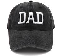 NDLBS Dad & Mom's Hat, Worlds Best Dad Hat - Black, Medium