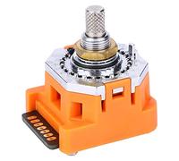 NDN-01N Digital Code 12 Positions Band Switch Rotary Binary System Wave Band Selector 0~11 with Adjustable Band Settings