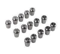 NDNCZDHC 15PCS CNC Collet Set Er25 Spring Steel Collet Chucks 2mm to 16mm Collet Milling Machine Tool with Wrench