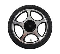 NDNCZDHC 17mm / 0.67in Center Hole Diameter Wheelchair Inflatable Caster Wheel, 54mm / 2.13in Thickness Wheelchair Replacement Wheels