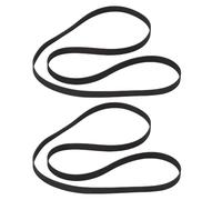 NDNCZDHC 2 Pcs Turntable Belt, 145x5x0.6mm Rubber Recorder Belt Replacement for LoopTone, for 1byone, for Lioneer