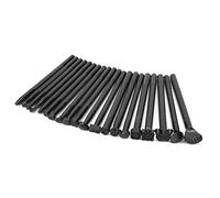 NDNCZDHC 20 Pcs Leather Stamping Tool Set Leather Stamping Tools Various Shapes for Saddle Making Alloy Steel