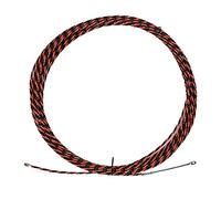 NDNCZDHC 20m / 65.6ft Length Wire Cable, Plastic 304 Stainless Steel Black and Red Double Strand Lifting Rope for Hoist Lifting Traction