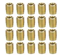 NDNCZDHC 20Pcs Threaded Inserts, 302 Carbon Steel Self Tapping Thread Insert Accessories for Automotive Rail Vehicle Industry (Inner M3*0.5, outer M5*0.5, 6mm long)