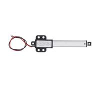 NDNCZDHC 24v Micro Linear Actuator with Wings, 50n Trust 75mm Stroke End Limit Switch Aluminum Small Linear Actuator for Lifting and Pushing