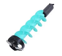 NDNCZDHC 28 Inch Length Fishing Auger, General Adapter 6 Inch Rotating Diameter with 2 Blades Auger Drill Bit Ice Fishing