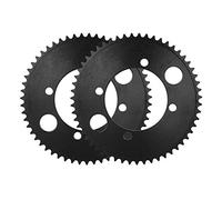 NDNCZDHC 2pcs 25H 55T 54mm Tooth Rear Sprocket Fits for 47c c 49c c Mini Motorcycle ATV Quad Bike Black