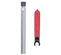 NDNCZDHC 2Pcs 40Cr Carbon Steel ER11M Straight Shank Extension Rod with Wrench for CNC Milling Tool Holder 1 to 7mm Clamping Range (-1011210875012)