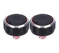 NDNCZDHC 2pcs Air Conditioning Knob Aluminum Alloy Replacement for RIO K2 KX ROCSS 2017-2019