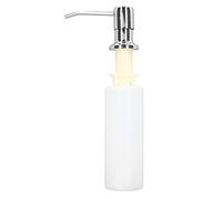NDNCZDHC 300ml Soap Dispenser for Kitchen Sink, Refill from The Top, Built in Sink Soap Dispenser with Stainless Steel Pump Head