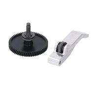 NDNCZDHC 3D Printer Extruder Gear Assembly, Nano Coated Hardened Steel Extruder Gear Kit Compatible with Bambu Lab A1, A1 Mini