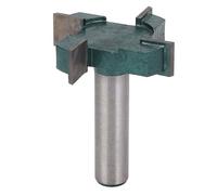 NDNCZDHC 4 Flute Slab Flattening Router Bit, T Shaped Spoilboard Surfacing, 2 Inch Cutting Diameter, 1/2 Shank Router Bit for Trimming Machine