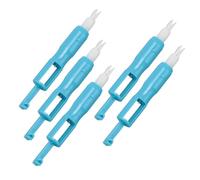 NDNCZDHC 5pcs Automatic Sewing Machine Needle Threader, 2.8in Plastic Needle Threading Tool, Sewing Machine Supplies